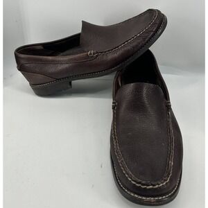 Sperry Top Sider Slip On Loafer Comfort Shoes‎ STS10205 Brown Men's 10.5M